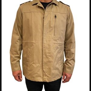 Tan Long Sleeve Jacket.